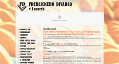 Desktop Screenshot of divadlolouny.cz